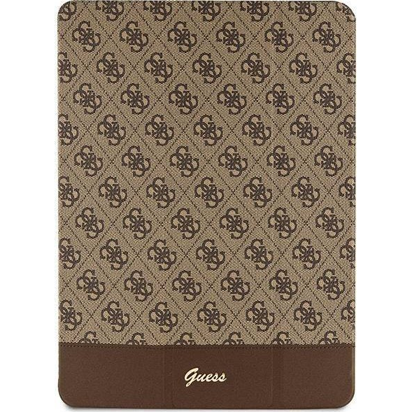 Калъф, Guess, за iPad Pro 12.9" кафяв/кафяв 4G Stripe Allover