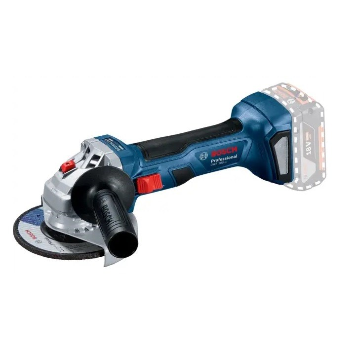 Bosch GWS 180-Li Solo 18V Akkumulátoros sarokcsiszoló (Akku és töltő nélkül) (6019H9020)