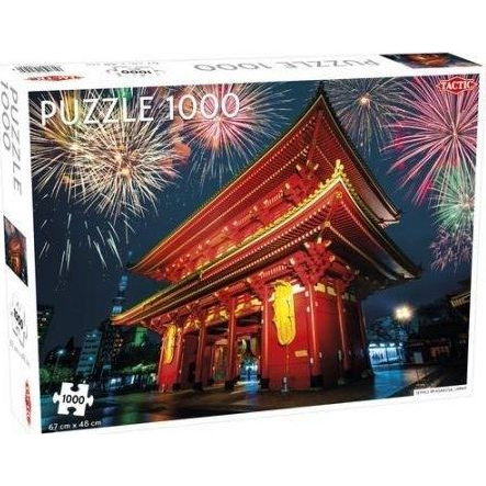 Tactic Temple in Asakusa, Japan 1000 pcs Legpuzzel 1000 stuk(s) Stad