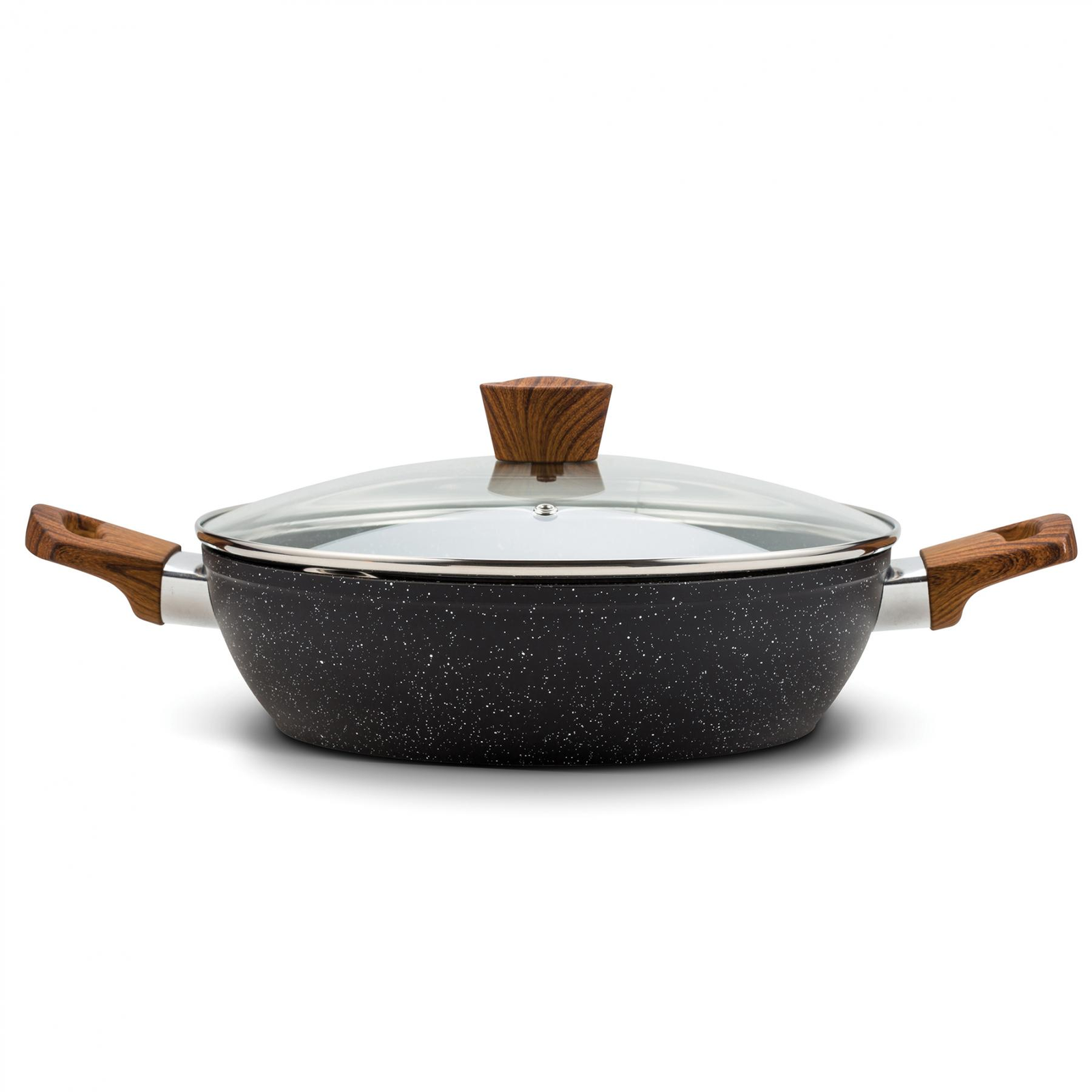 Somogyi 10-144-130 Nava 28 cm Pecsenyesütő - Fekete (10-144-130)