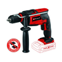Акумулаторен перфоратор Einhell TC-ID 18 Li - Solo, 18 V, Технология PXC, 41 600 удара/мин, Патронник 13 мм, Максимален капацитет на пробиване 25 мм, Без батерия/зарядно устройство