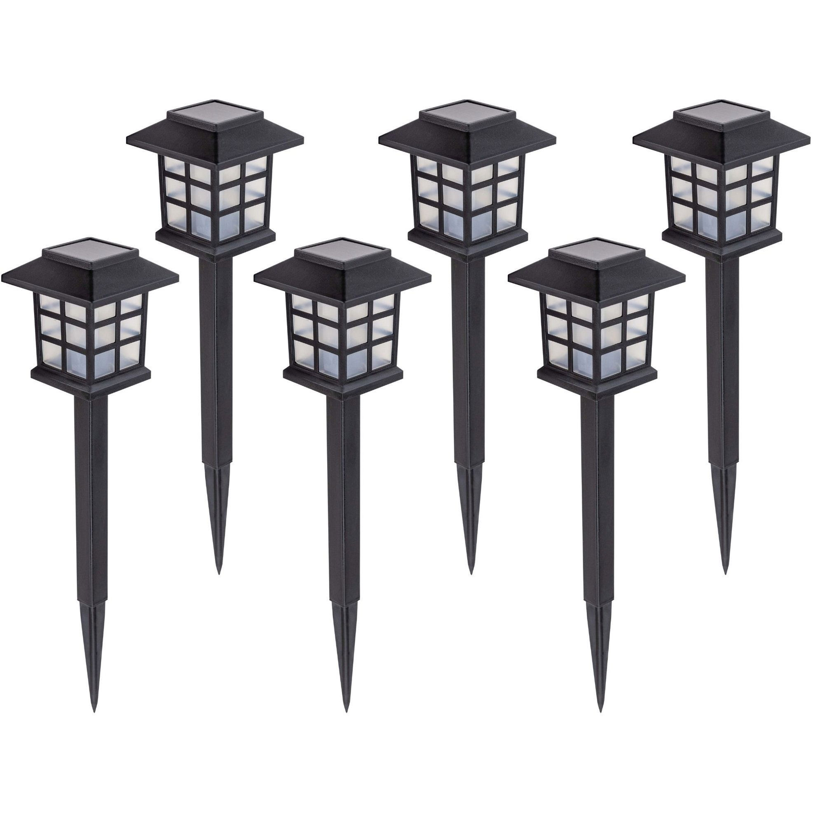 Gardlov Zahradní solární lampy 37 cm, IP44, 6 ks (5900779955363)