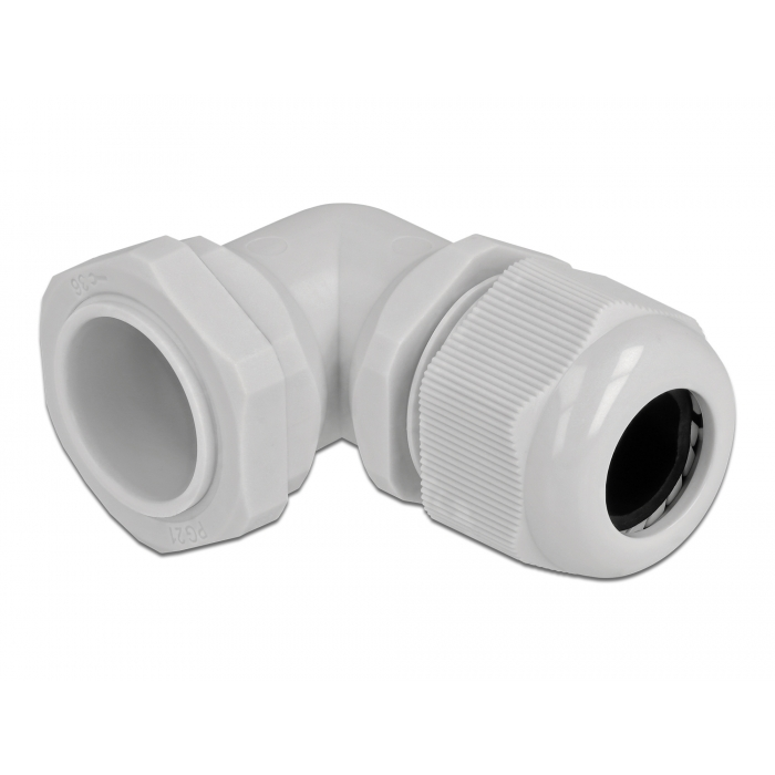 Delock Kábel tömszelence PG21 90 hajlított szürke (60336) (60336)