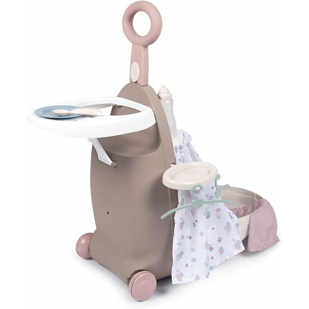Smoby Baby Nurse: 3 az1-ben babacenter húzós bőröndben (7600220374)