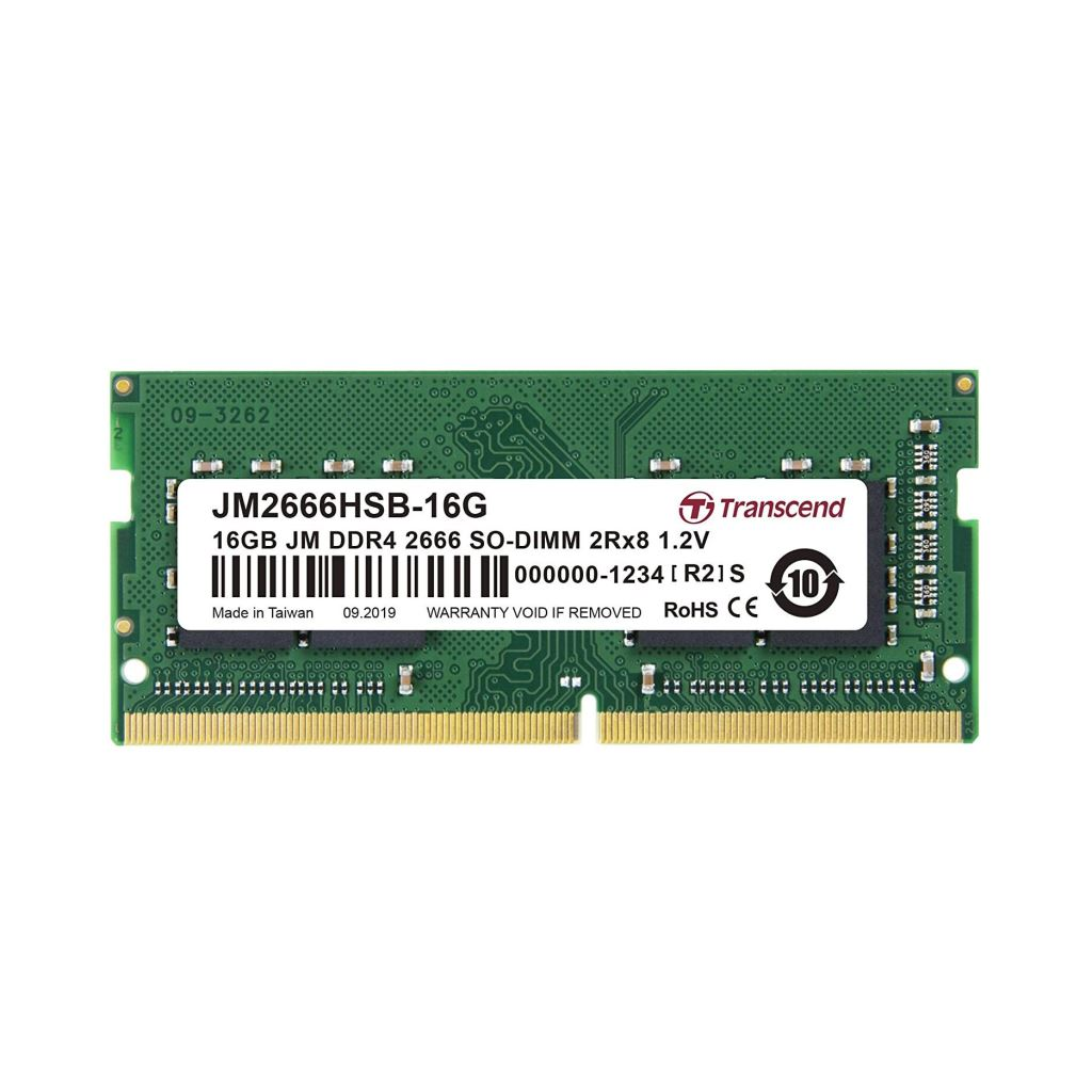 Transcend TS2666HSB 16GB DDR4 2666MHz SO-DIMM Notebook RAM (TS2666HSB-16G)