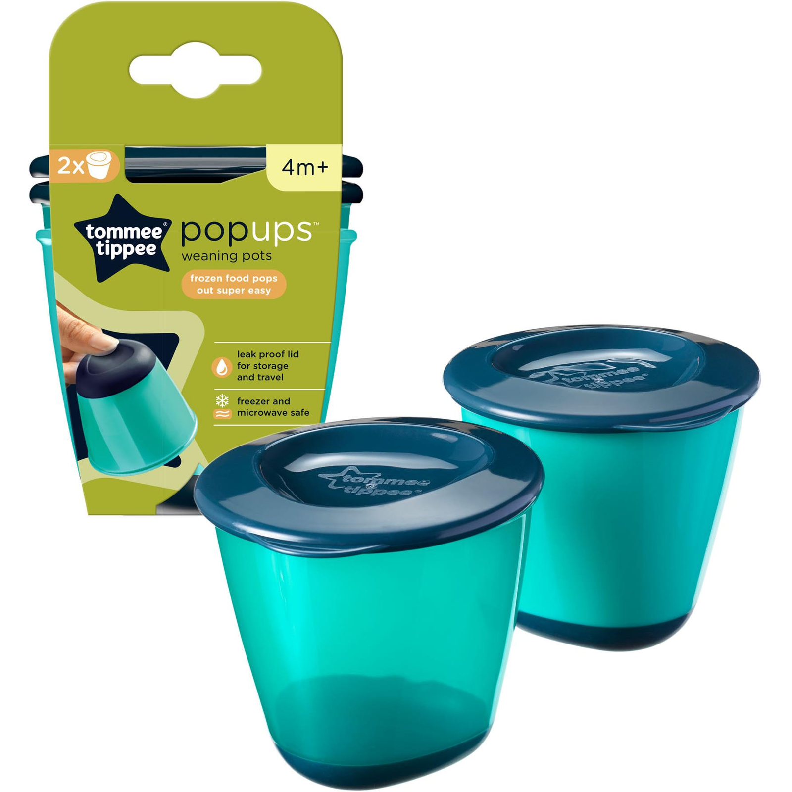 Tommee Tippee ételtartály szett, 2 db (5010415465023)