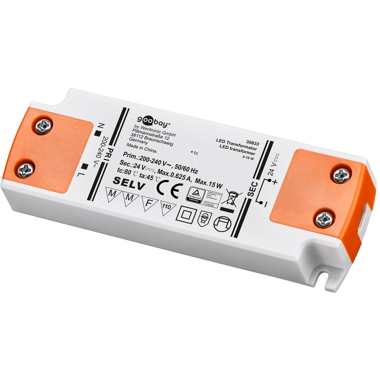 Goobay 15W LED Transzformátor (30633) (30633)