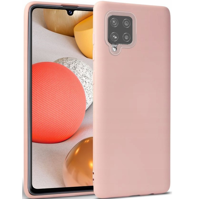 Samsung Galaxy A42 5G / M42 5G SM-A426B / M426B, Szilikon tok, prémium, rózsaszín (6216990208485)