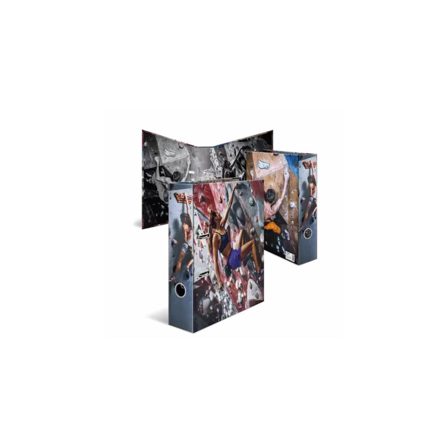 Herma Bouldern A4 Karton Gyűrűs iratrendező - Hegymászók mintás (20106)