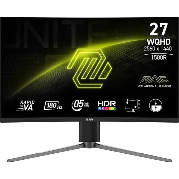MSI MAG 27CQ6PF Monitor PC 68,6 cm (27") 2560 x 1440 Pixel Wide Quad HD LCD Nero