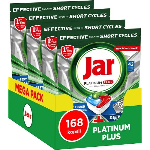 Jar Platinum Plus Deep Clean mosogatógép tabletta 168db (8006540751480) (8006540751480)
