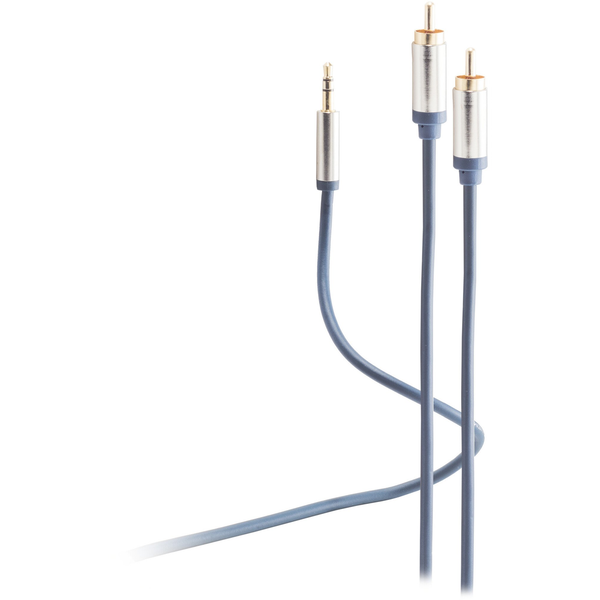 Shiverpeaks Audio Klinkenkabel 3,5mm auf 2xCinchStecker 0,75