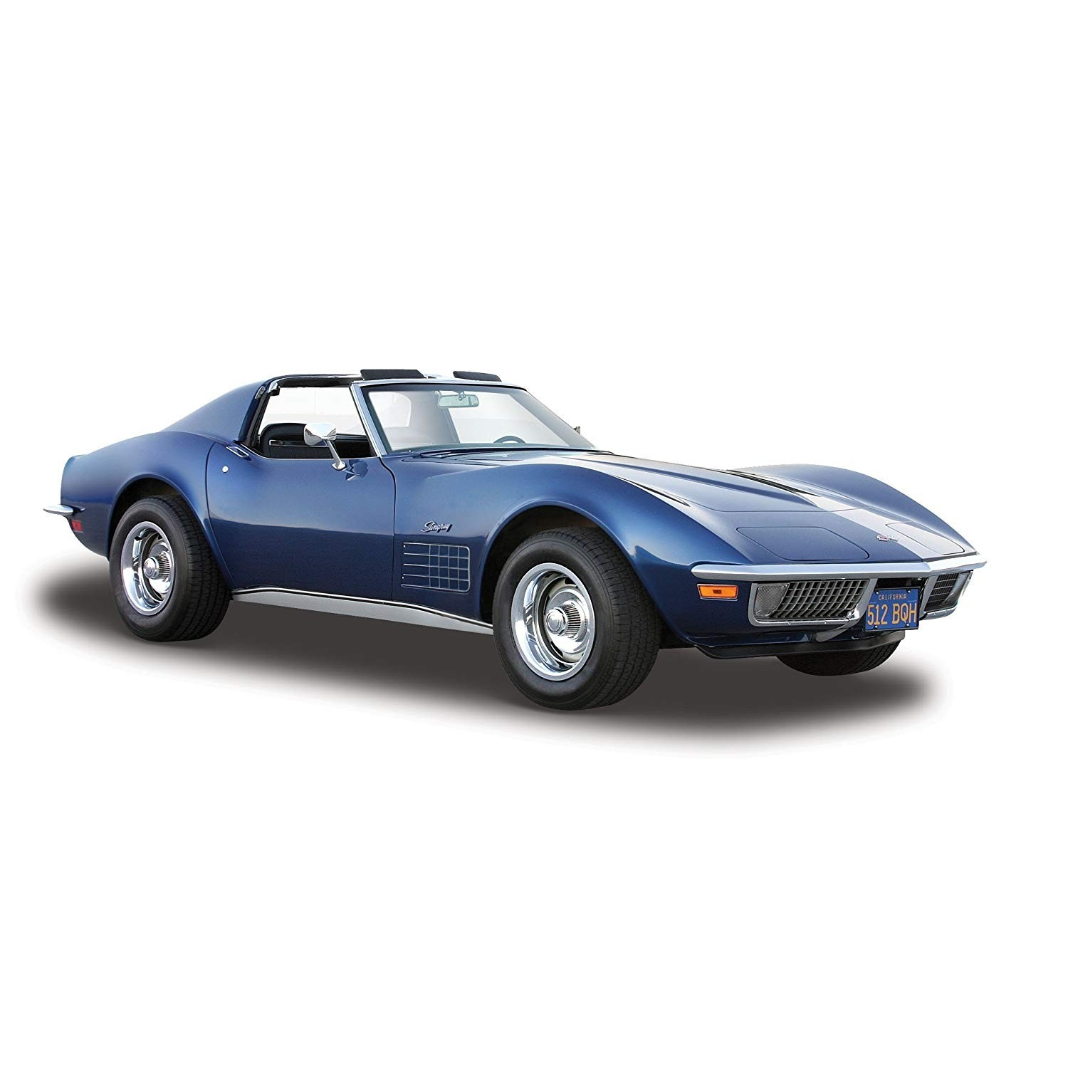 Maisto Chevrolet Corvette 1970 Kék autó fém modell (1:24) (10131202BU)