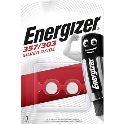 EPX76 gombelem, ezüstoxid, 1,55V, 200 mAh, 2 db, Energizer AG13, V13GA, G13A, 13GA, PX76A, PX675A, 157, GPA76 (E301319100)