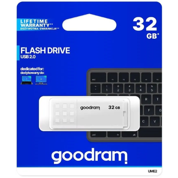 Goodram UME2 USB flash drive 32 GB USB Type-A 2.0 Wit