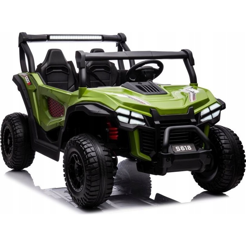 S618 Zöld 2 Személyes Elektromos Kisautó - Zöld 13547 (13547)