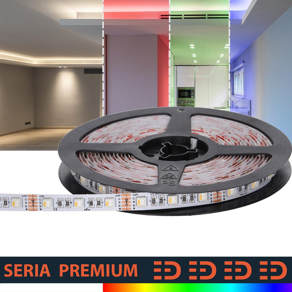 Prescot taśma LED premium E020-050-10-RGBNW50 12V 60led RGB+NW 4w1 SMD5050 (50) PL3Y