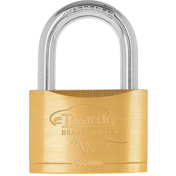 Tvardy Kłódka mosiężna wzmocniona 60mm BRASS-SERIES (48)