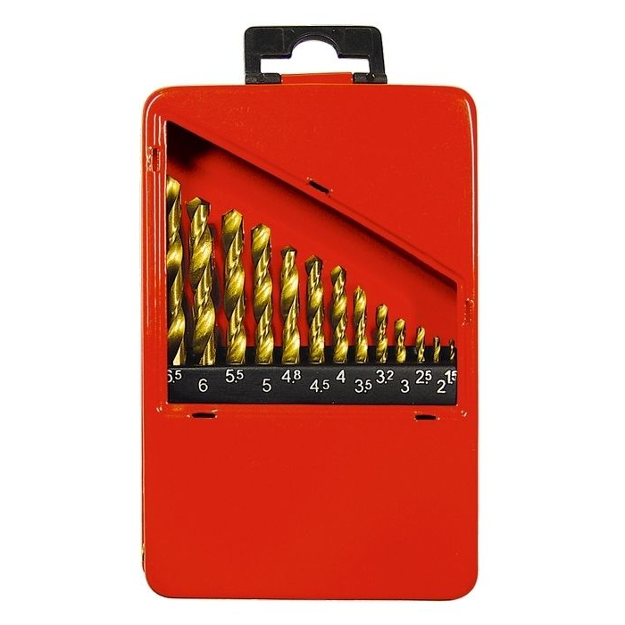 MTX 13db-os HSS-Ti fémfúró készlet 1.5-6.5mm fém kazettában (723869) (723869)