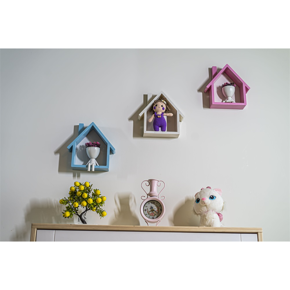 Iris E5657 Ház alakú fali dekoráció 24x24cm (E5657)