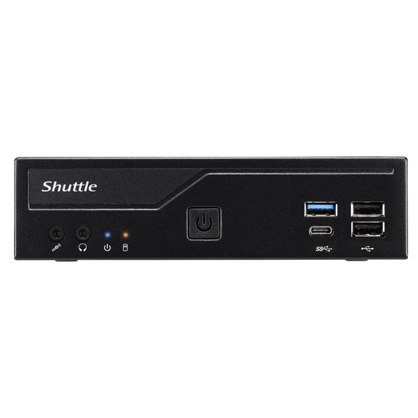 Shuttle XPС slim DH610V2 PC barebone 1,35 L størrelse PC Sort Intel H610 LGA 1700