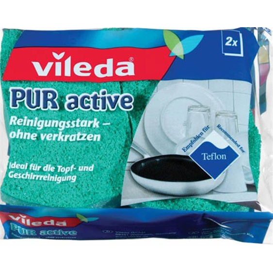 SPUGNA + FIBRA  ONDATTIVA           3 PZ. VILEDA