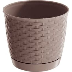 Virágcserép 165 x 142 Mm Mokka RATOLLA Round Prosperplast DRLO165-7529U (unimet_5905197076287)