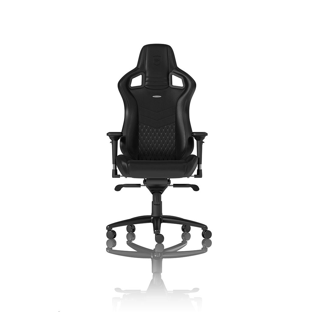 Noblechairs EPIC Gaming Szék Valódi Bőr Fekete (NBL-RL-BLA-001)
