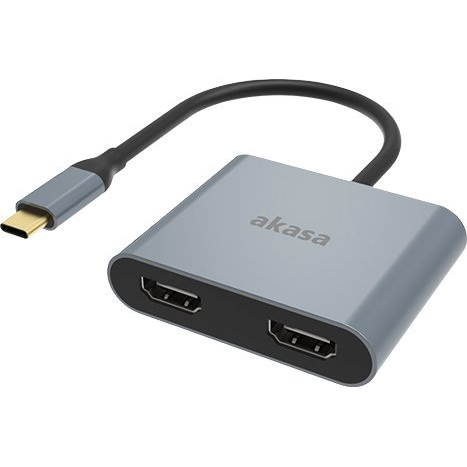 Akasa USB Type-C to Dual HDMI MST Adapter