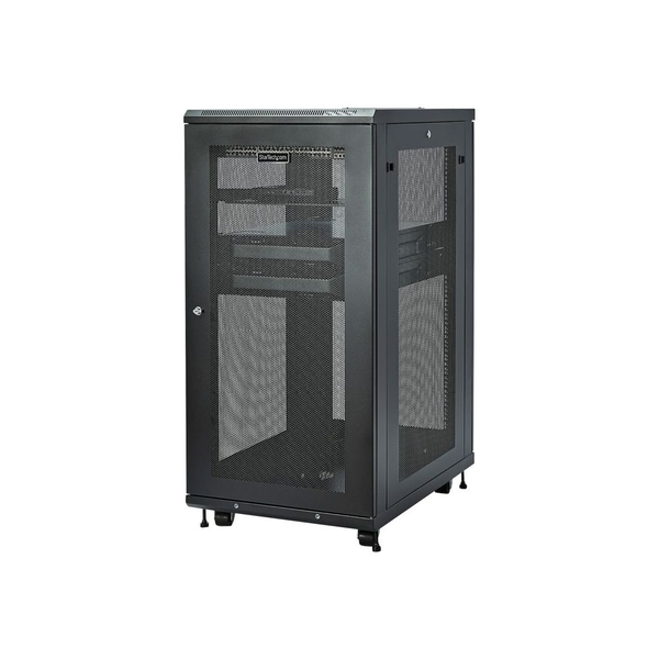 StarTech.com RK2433BKM rack 24U Volně stojící rack Černá