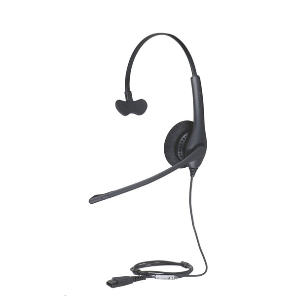 Jabra BIZ 1500 Mono QD – черни слушалки с кабел