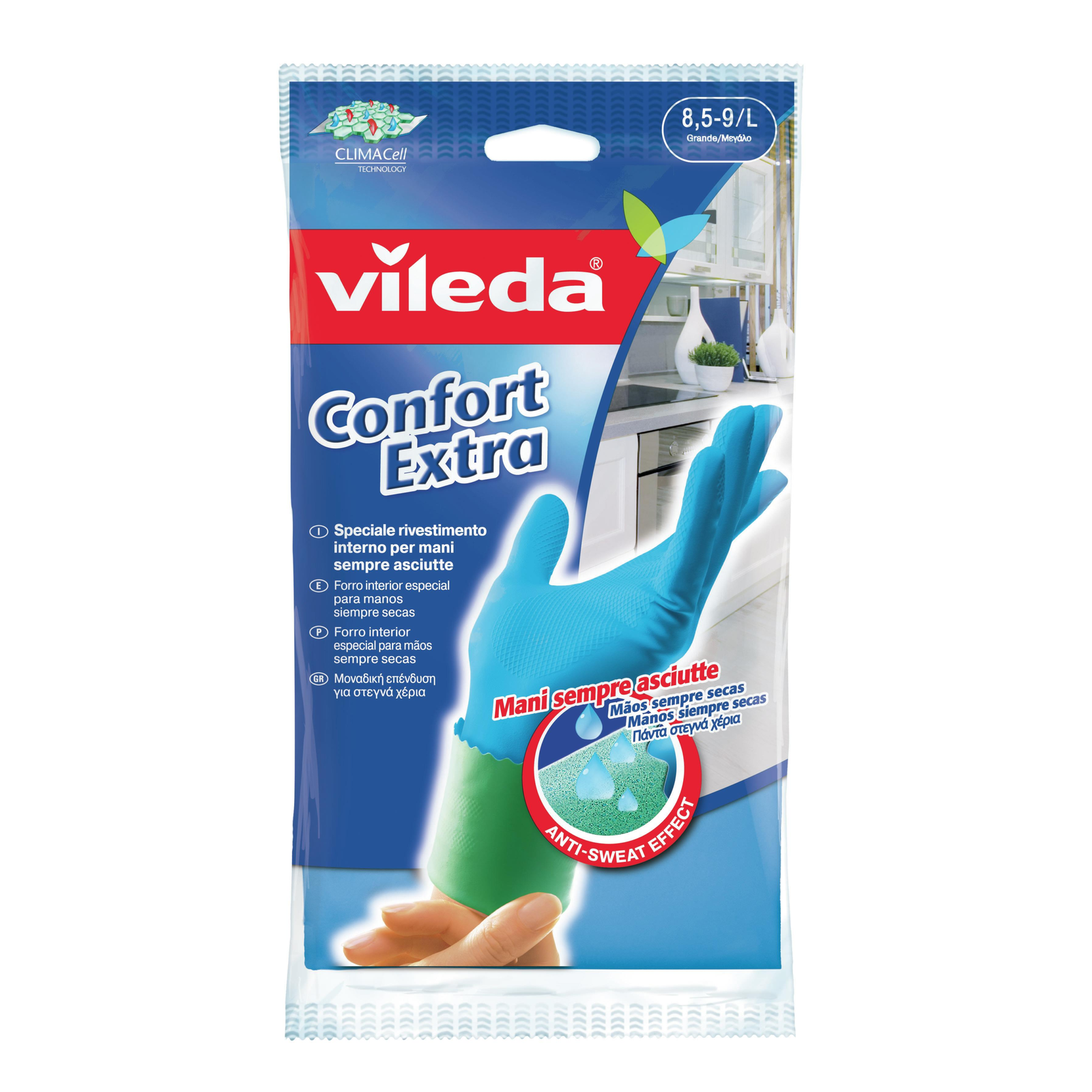 Vileda Confort Extra Háztartási kesztyű - L (145744)