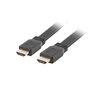 Lanberg HDMI lapos összekötő kábel 5m fekete (CA-HDMI-21CU-0050-BK)
