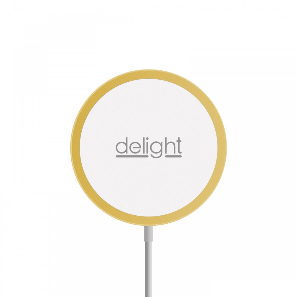 Delight 55164B Mágneses vezeték nélküli töltőpad (10W) (55164B)