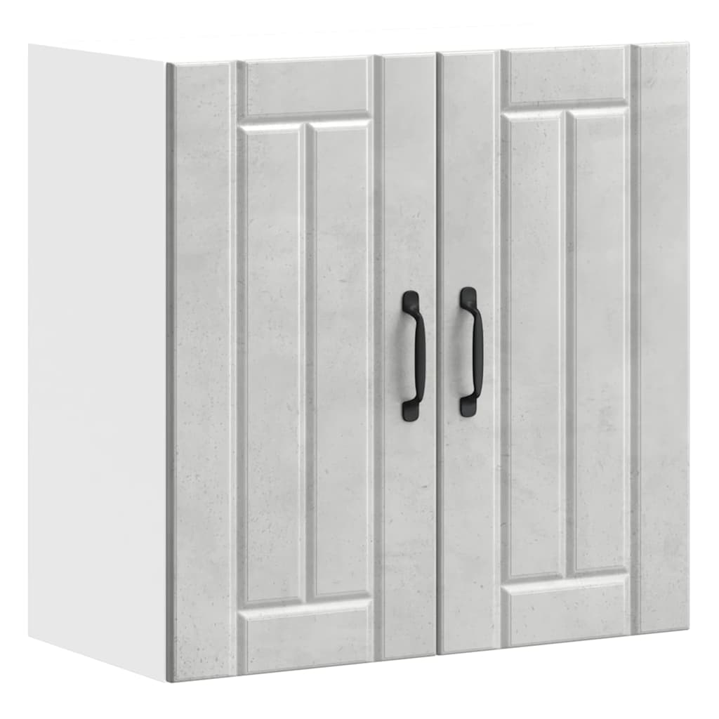 konyhai fali szekrény Lucca betonszürke szerelt fa (853821)