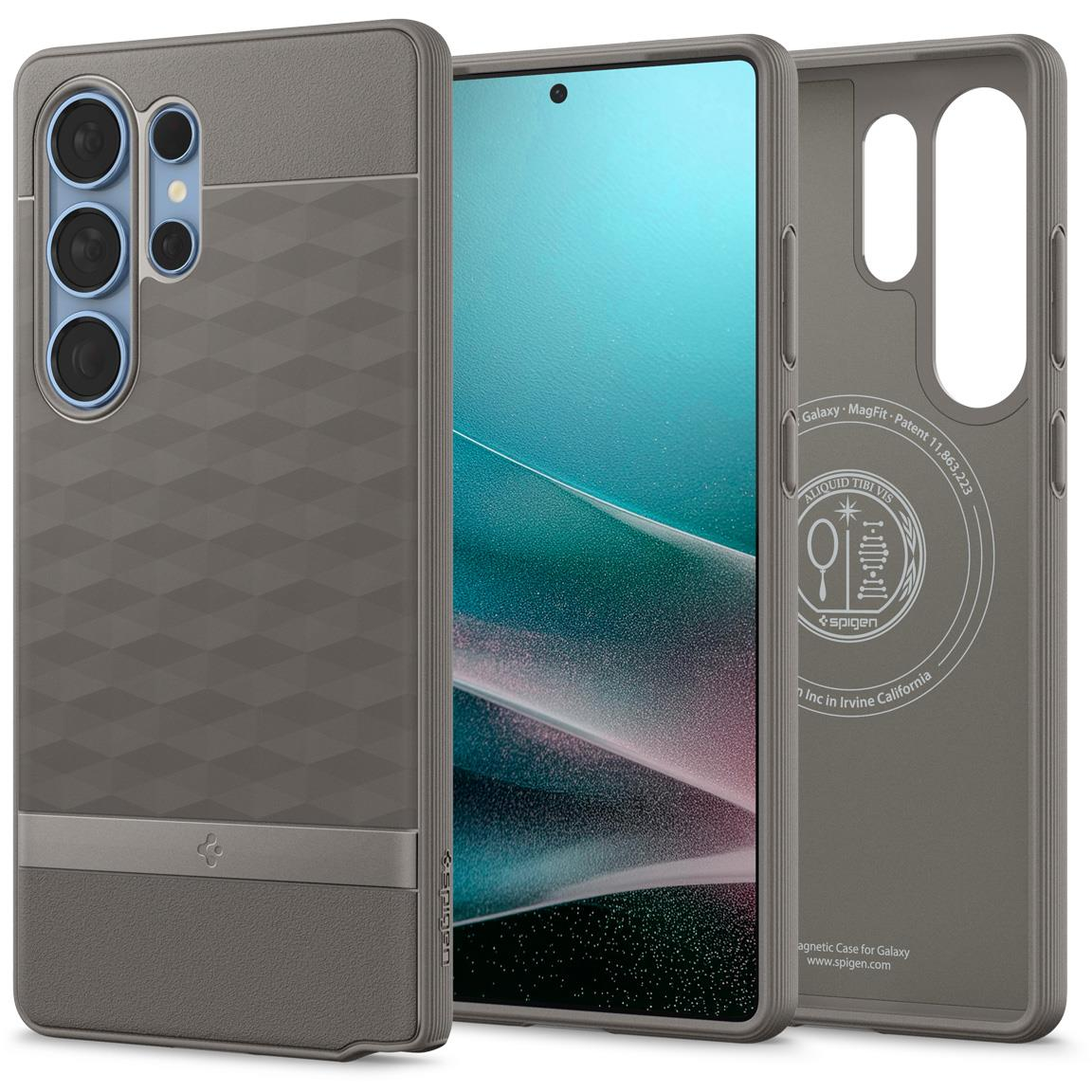 Spigen Parallax MagSafe Ash Gray Samsung Galaxy S 2025 Ultra tok (ACS09055)