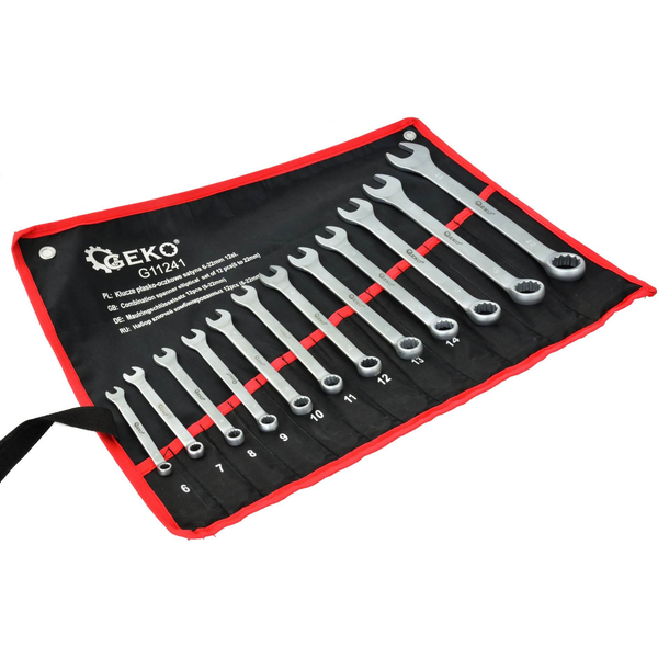 Set 12 ključev 6-22mm pod kotom 15 ° v priročni torbici