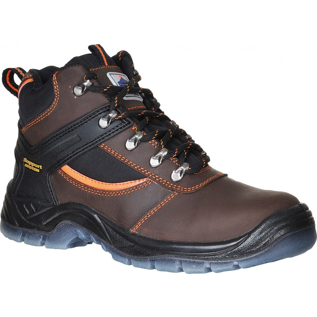 Portwest Steelite™ Mustang Munkavédelmi Bakancs - S3, 46, Barna (BHP BMUS 46)