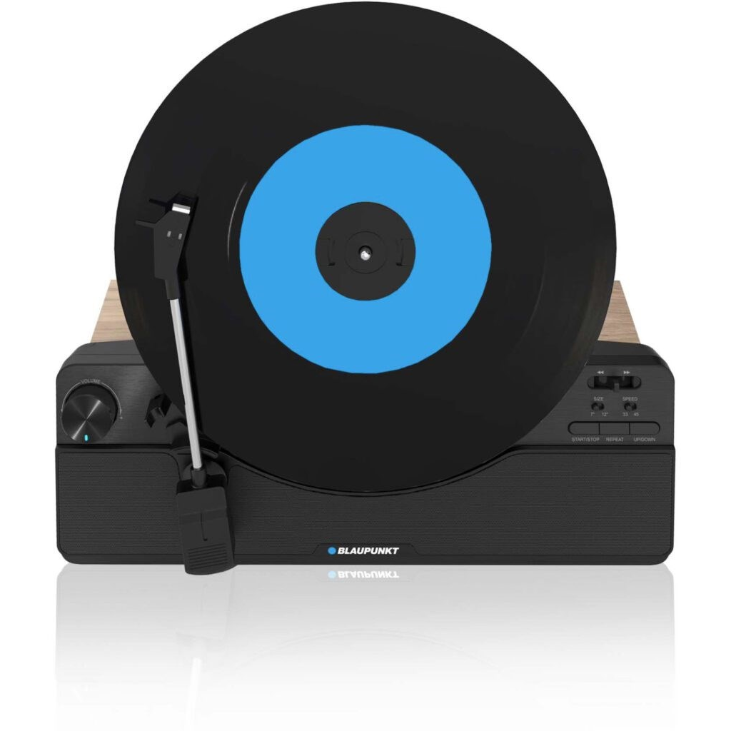Blaupunkt VT100BK Függőleges Bakelit Vinyl lemezjátszó - Fekete (VT100BK)