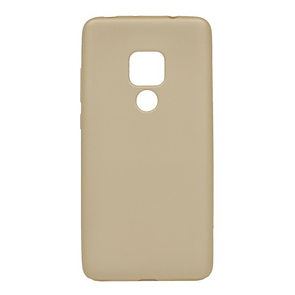 Szilikon telefonvédő (matt) ARANY [Huawei Mate 20] (5996457838387)