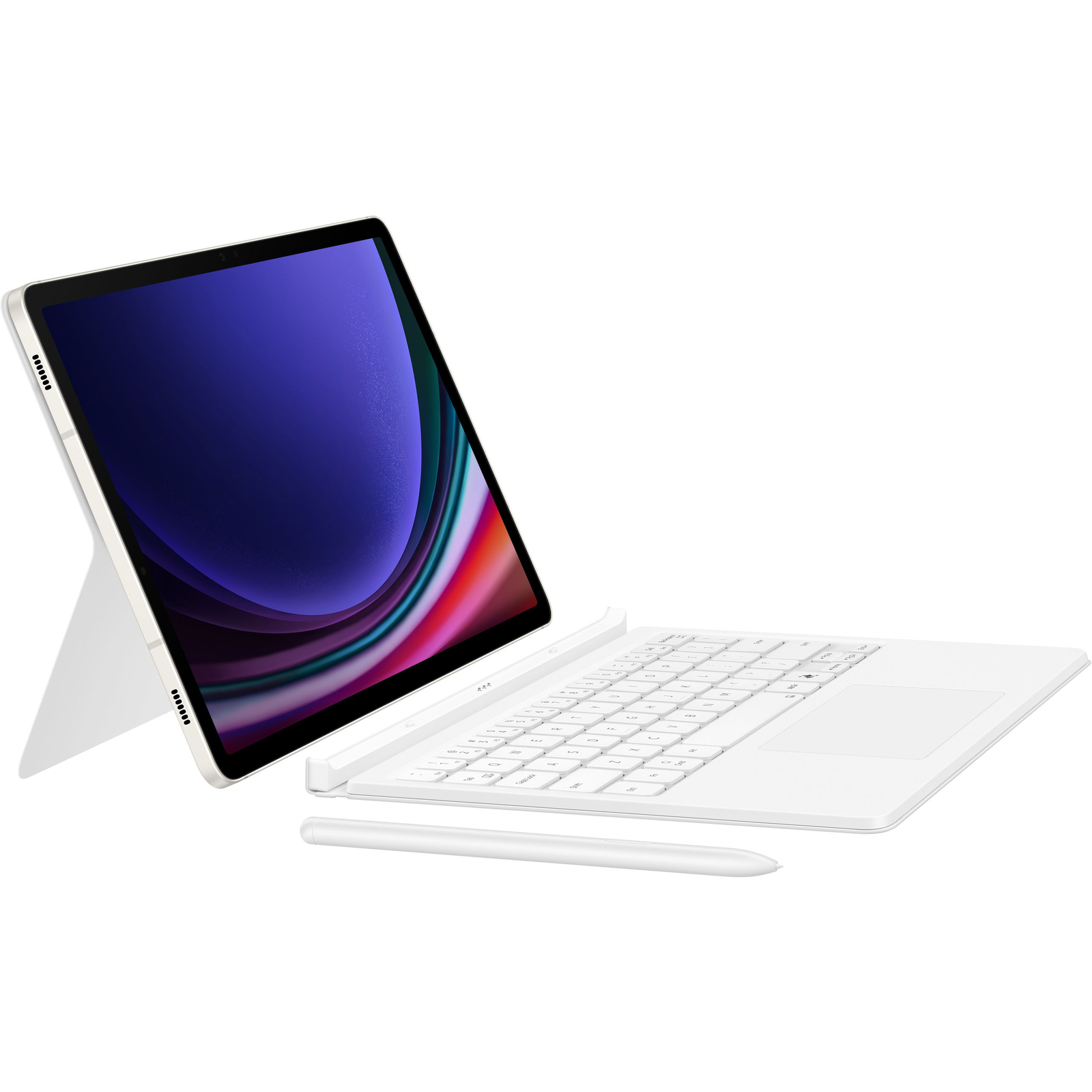 Samsung Galaxy S9/S9FE Book Cover Keyboard White (EF-DX725UWEGWW)