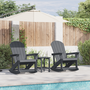 Fotolii Adirondack Marmite 2 pcs Gri deschis 73.5 x 92 x 90 cm