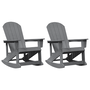 Fotolii Adirondack Marmite 2 pcs Gri deschis 73.5 x 92 x 90 cm