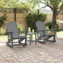 Fotolii Adirondack Marmite 2 pcs Gri deschis 73.5 x 92 x 90 cm