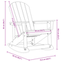 Fotolii Adirondack Marmite 2 pcs Gri deschis 73.5 x 92 x 90 cm