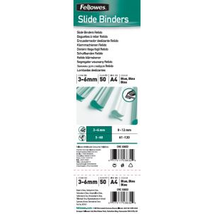 Fellowes Relido iratsín 3-6mm, 3-60 lapig fekete (5383001) (Fellowes5383001)