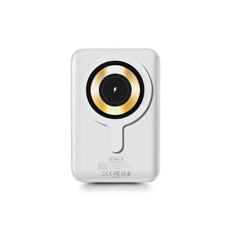 Urban Factory MWP10UF Mágneses Powerbank USB-C / USB-A 10000 mAh 15W - Fehér (MWP11UF)