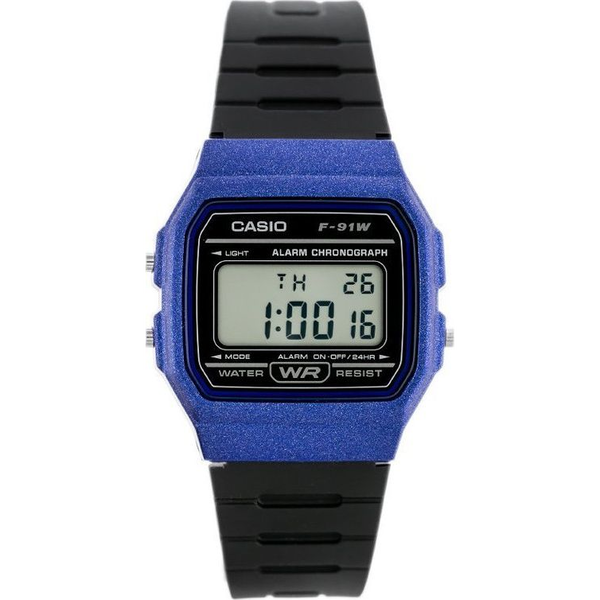Reloj De Pulsera Casio F-91 Digital Para Unisex Color Azul Correa Resina