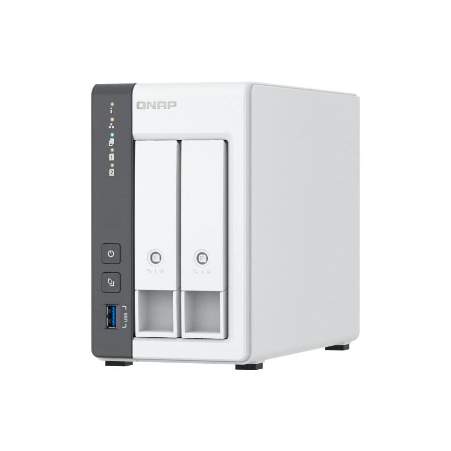 QNAP TS-216G tárolószerver NAS Tower Ethernet/LAN csatlakozás Fehér Cortex-A55 (TS-216G)