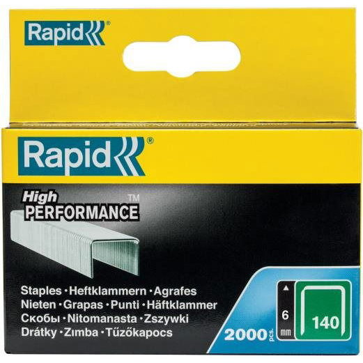 RAPID tűzőkapocs 140/6 mm, 2000 db, dobozban (11905731)